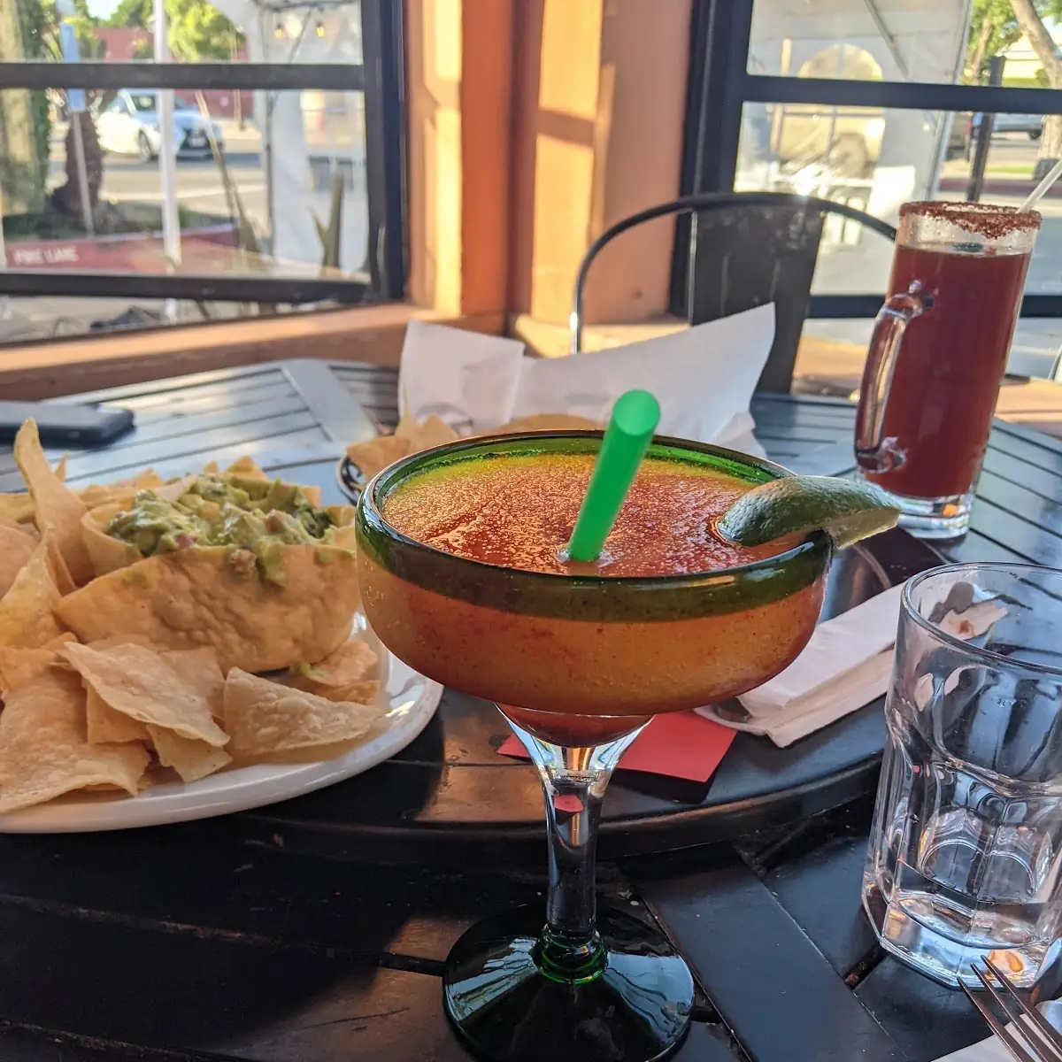 Mango Chamoy Margarita and Guacamole Dip
