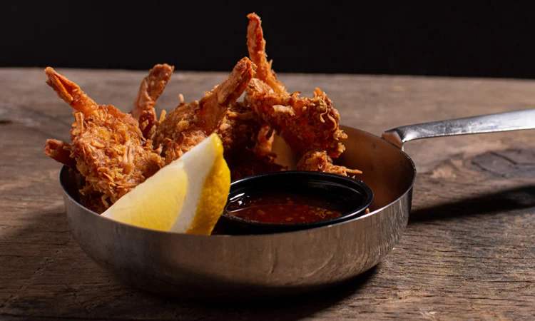 Crispy Coconut Shrimp, Joey's Fish Shack - Medicine Hat