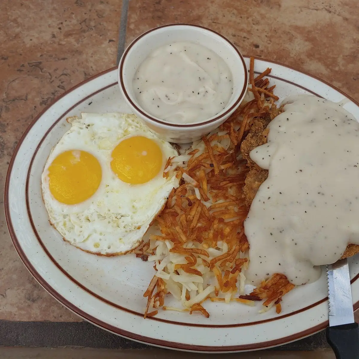 Chicken Fried Steak & Eggs