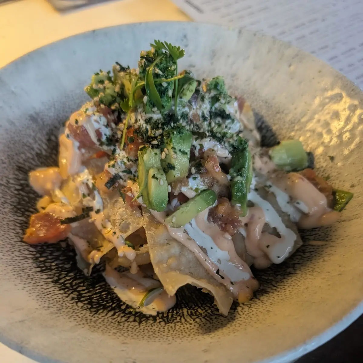 Ahi Tuna Nachos