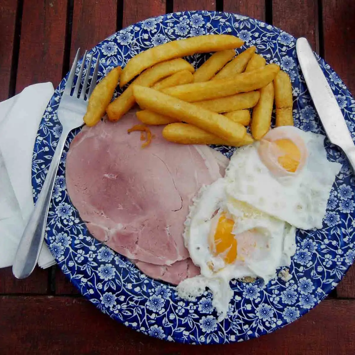 Fried Yam and Egg