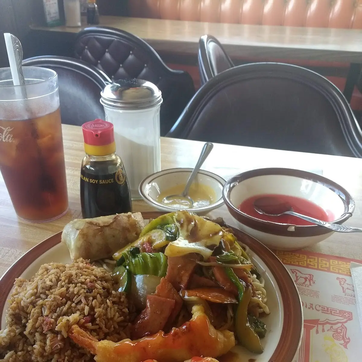 Broccoli Beef Fried Rice Fried Shrimp