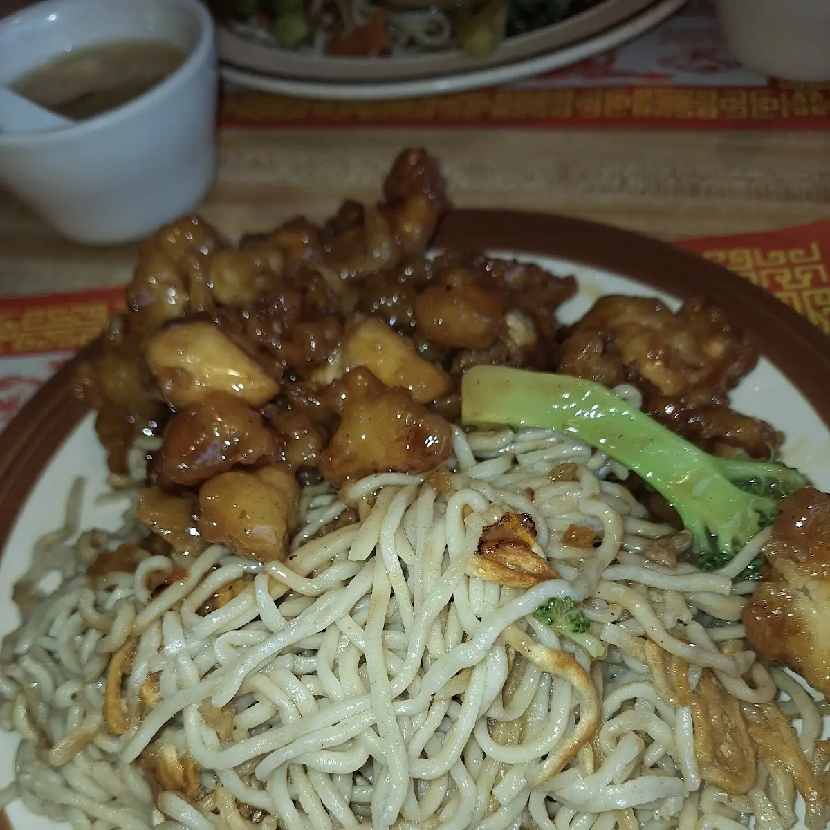Orange Chicken & Pan Fried Noodles