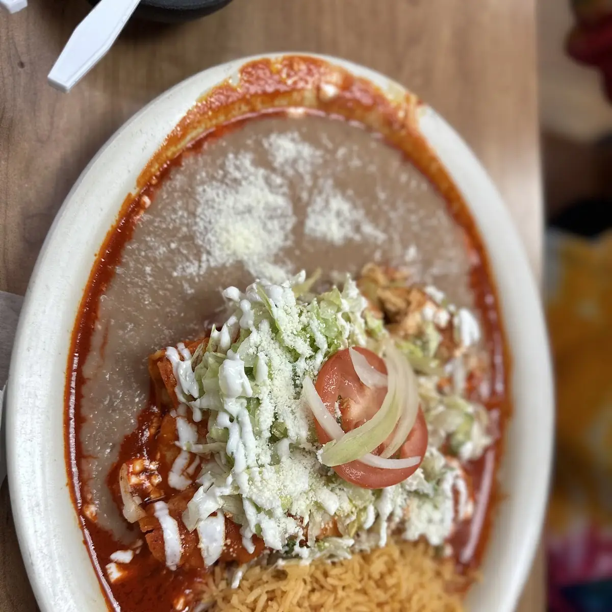 Beef Enchilada & Chile Relleno