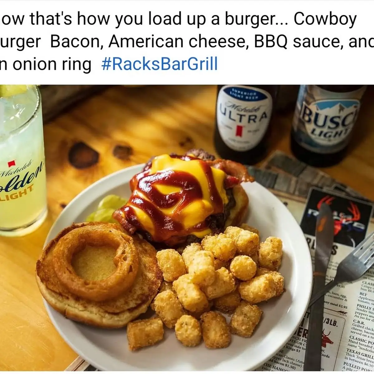 Bacon Cheeseburger Ringer
