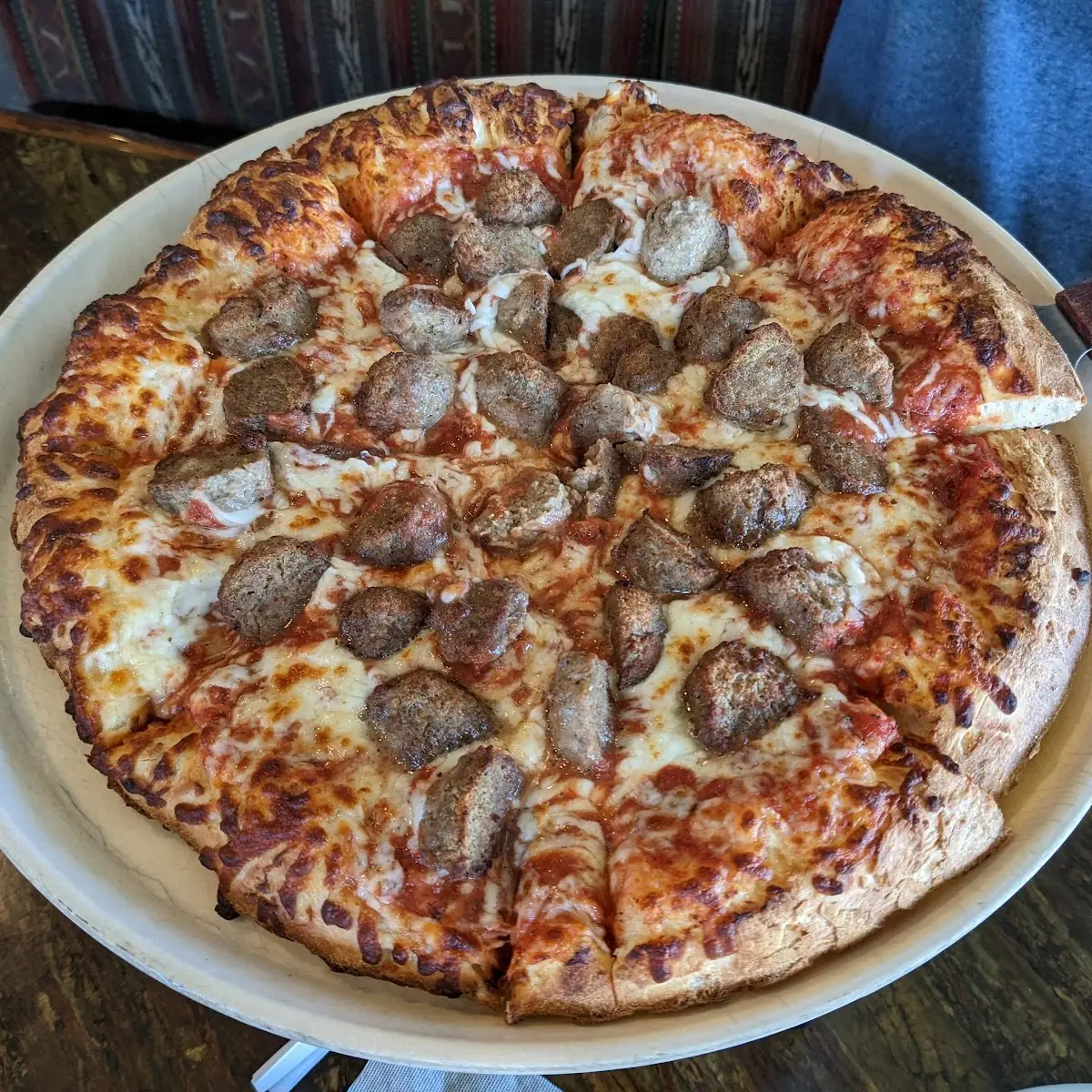 Meatball Pizza