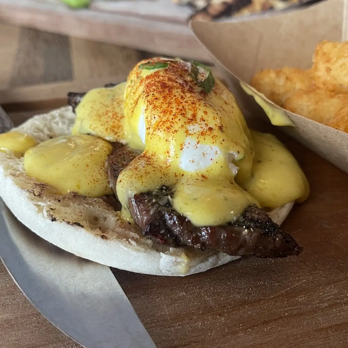 Steak Eggs Benedict