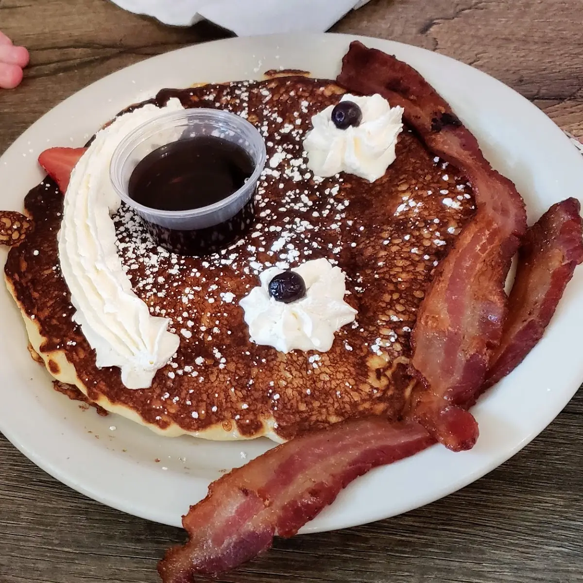 Kid's Smiley Face Pancake