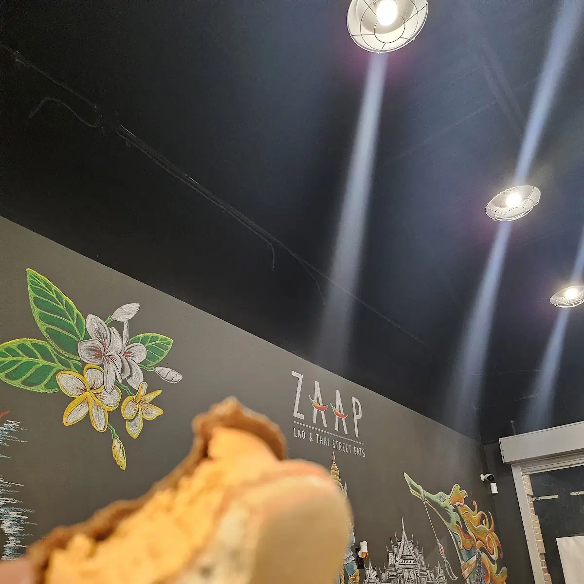 Thai Tea Ice Cream Sandwhich