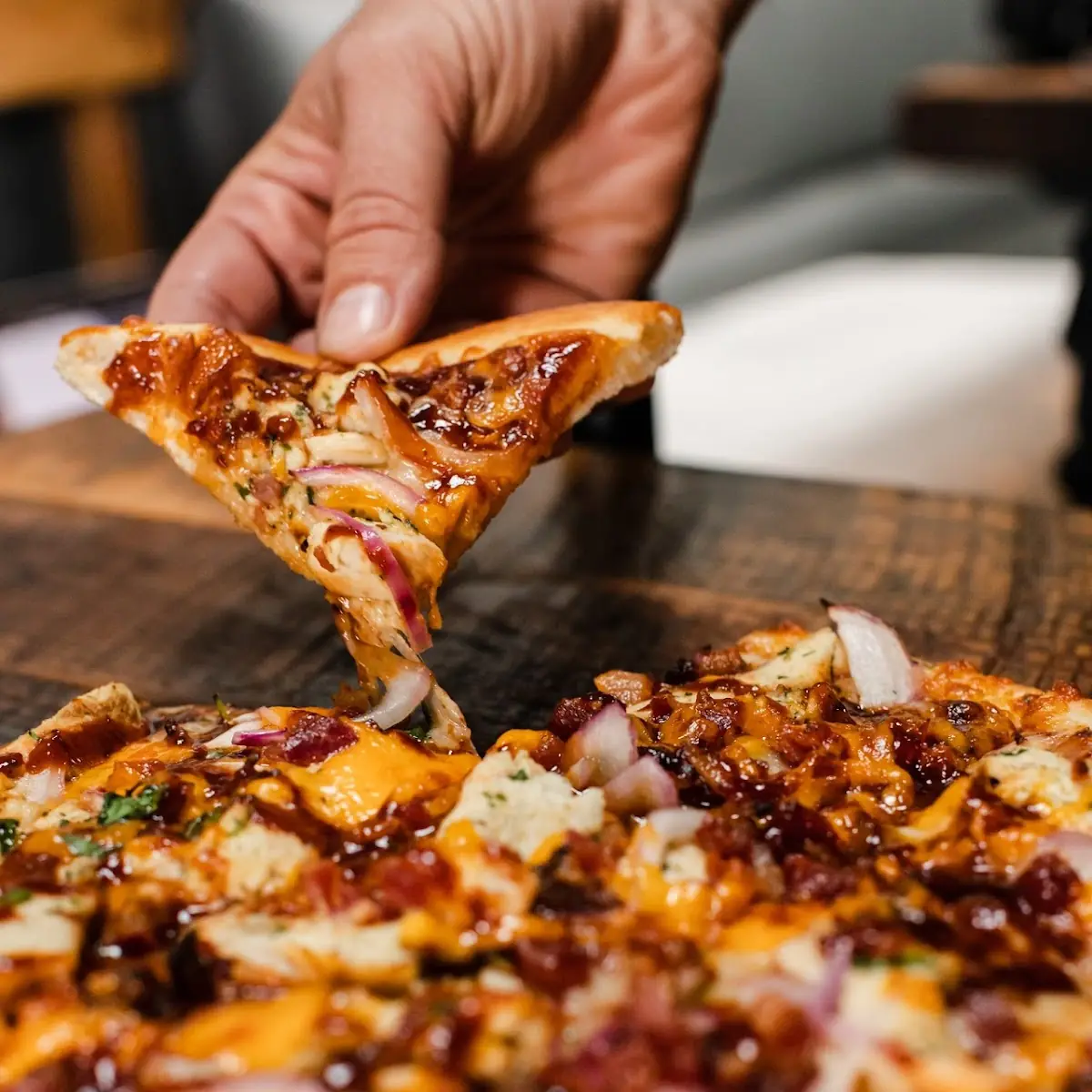 Wyatt's BBQ Chicken Pizza