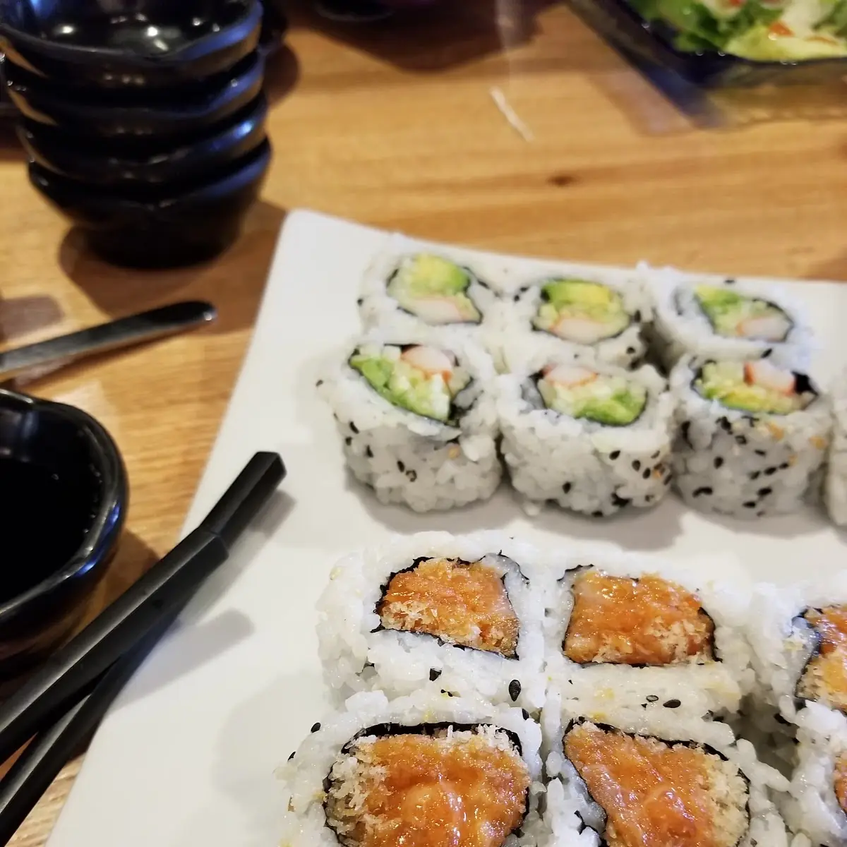 Salmon and Cucumber Roll