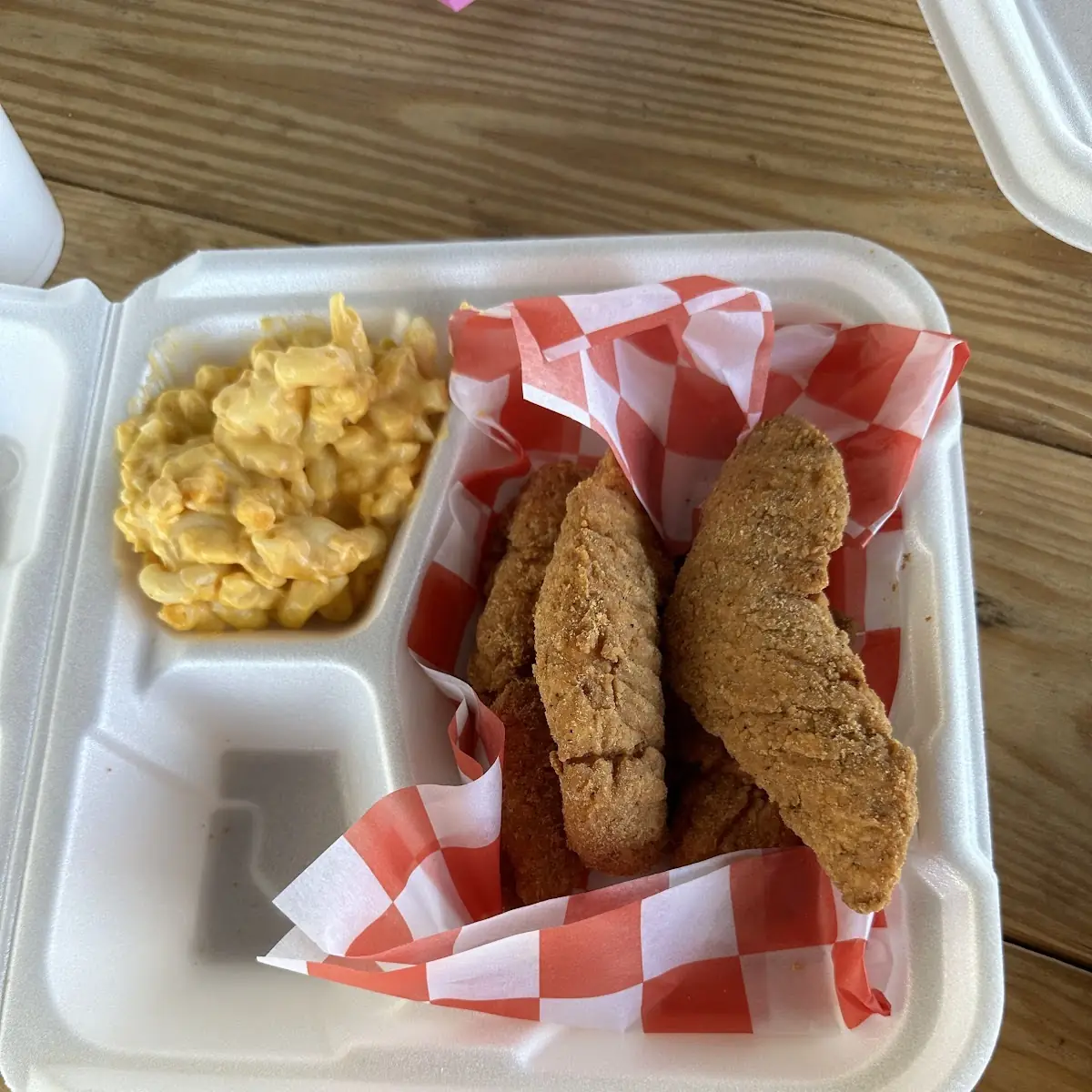 Chicken Nuggets and Mac and Cheese