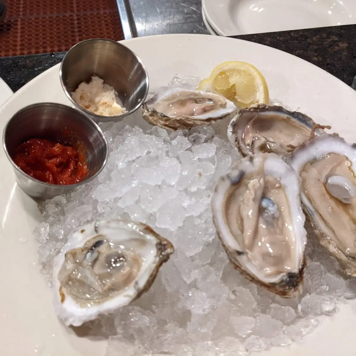 Blue Point Oysters on the Half Shell