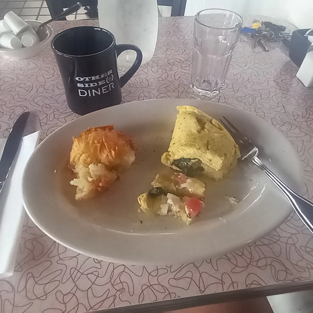 Spinach and Cheese Omelette