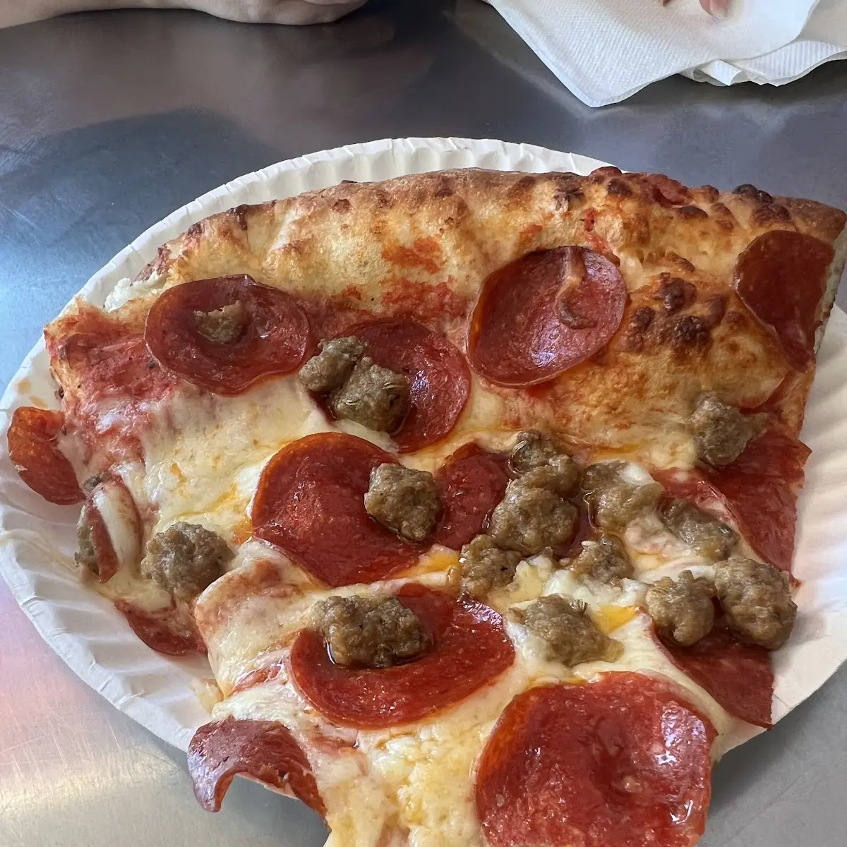 Pepperoni and Sausage Pizza