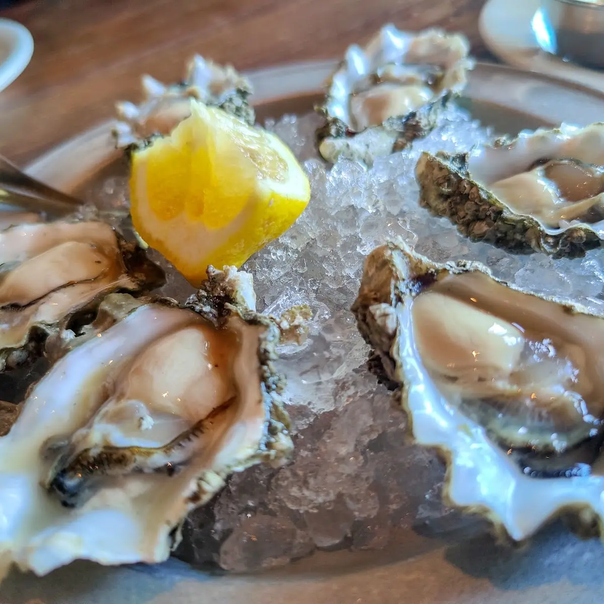 Raw Oysters with Dipping Sauces