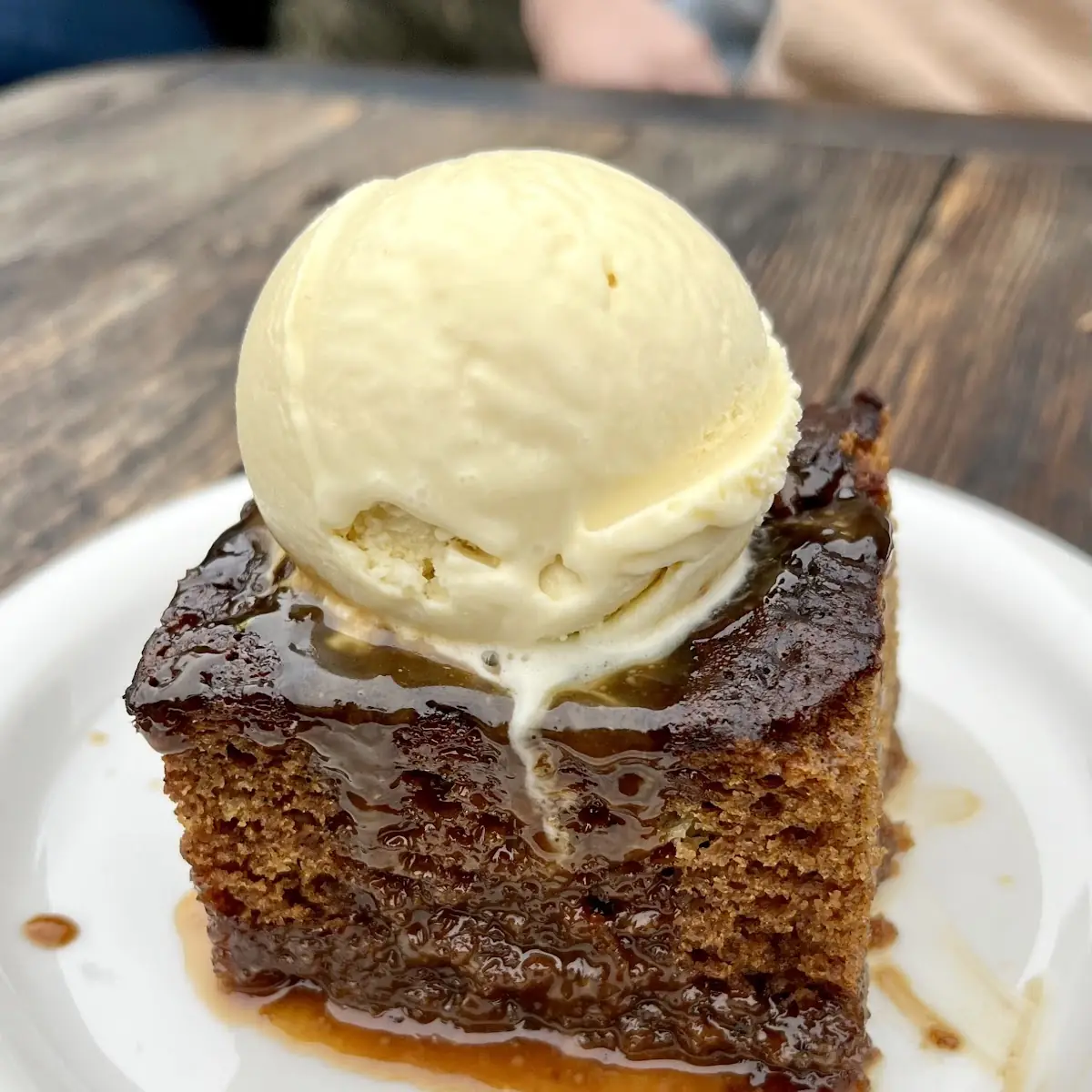 Warm Date Cake