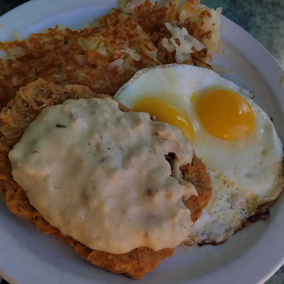 Chicken Fried Steak & Eggs