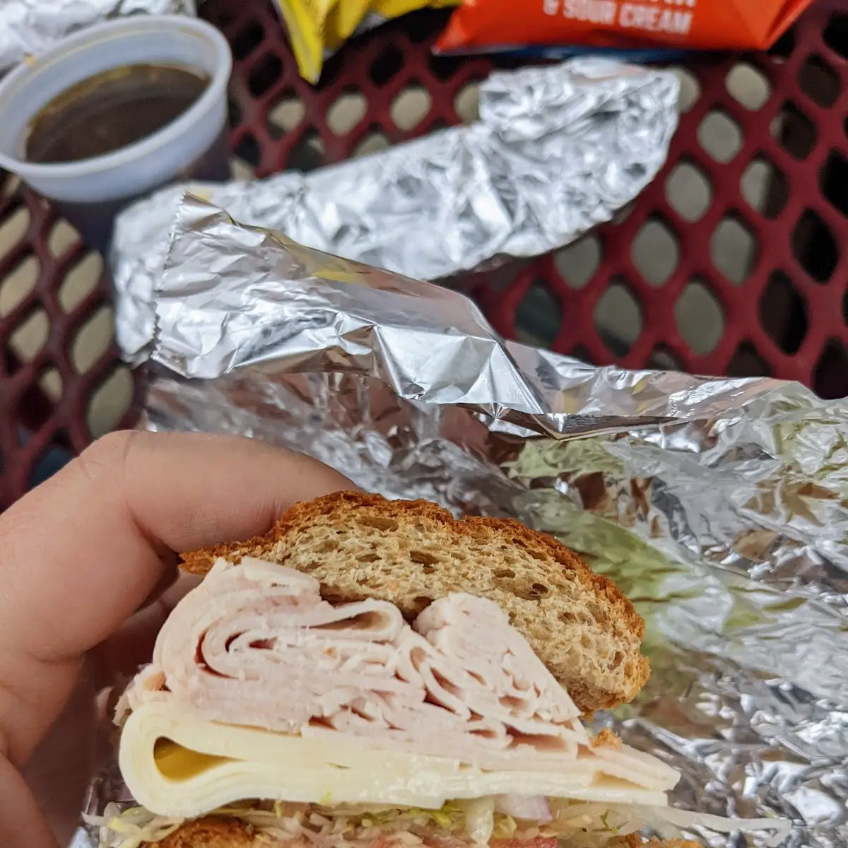 Turkey Sandwich on Wheat