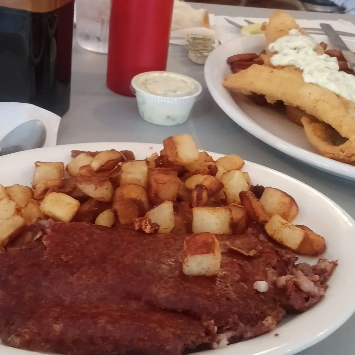 Corned Beef Hash with Home Fries