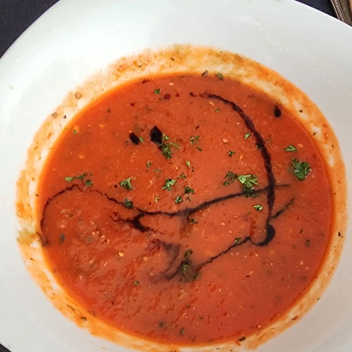 Roasted Tomato & Red Pepper Bisque