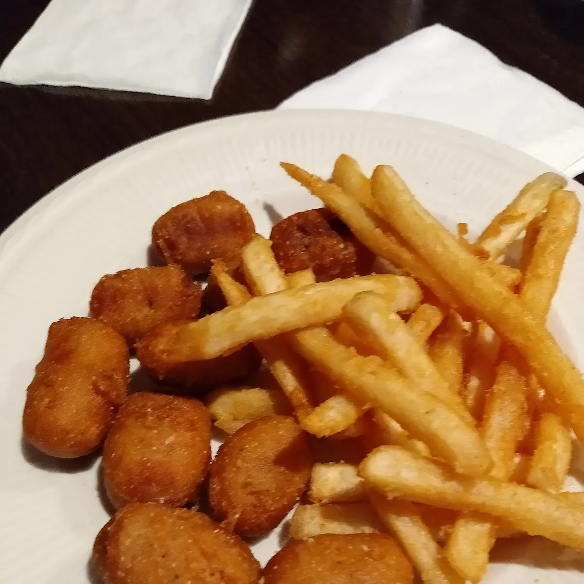 Mini Corn Dogs and Fries