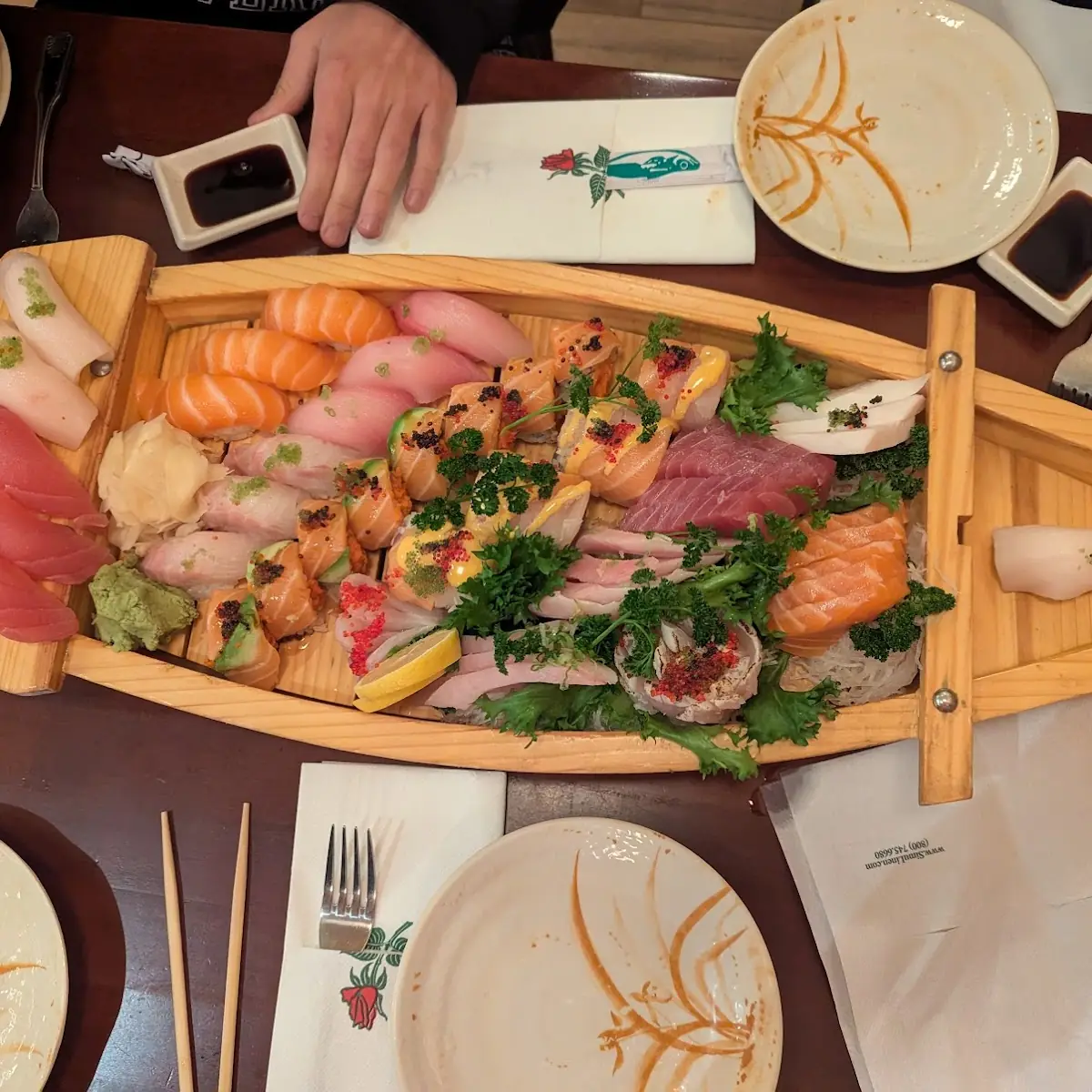 Fresh Fish Sushi and Sashimi Boat