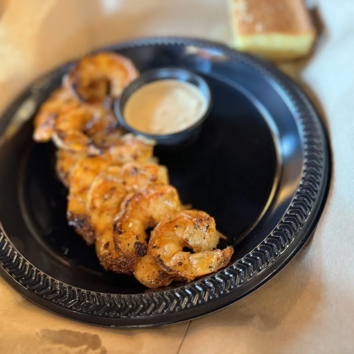 BBQ Shrimp and Cornbread
