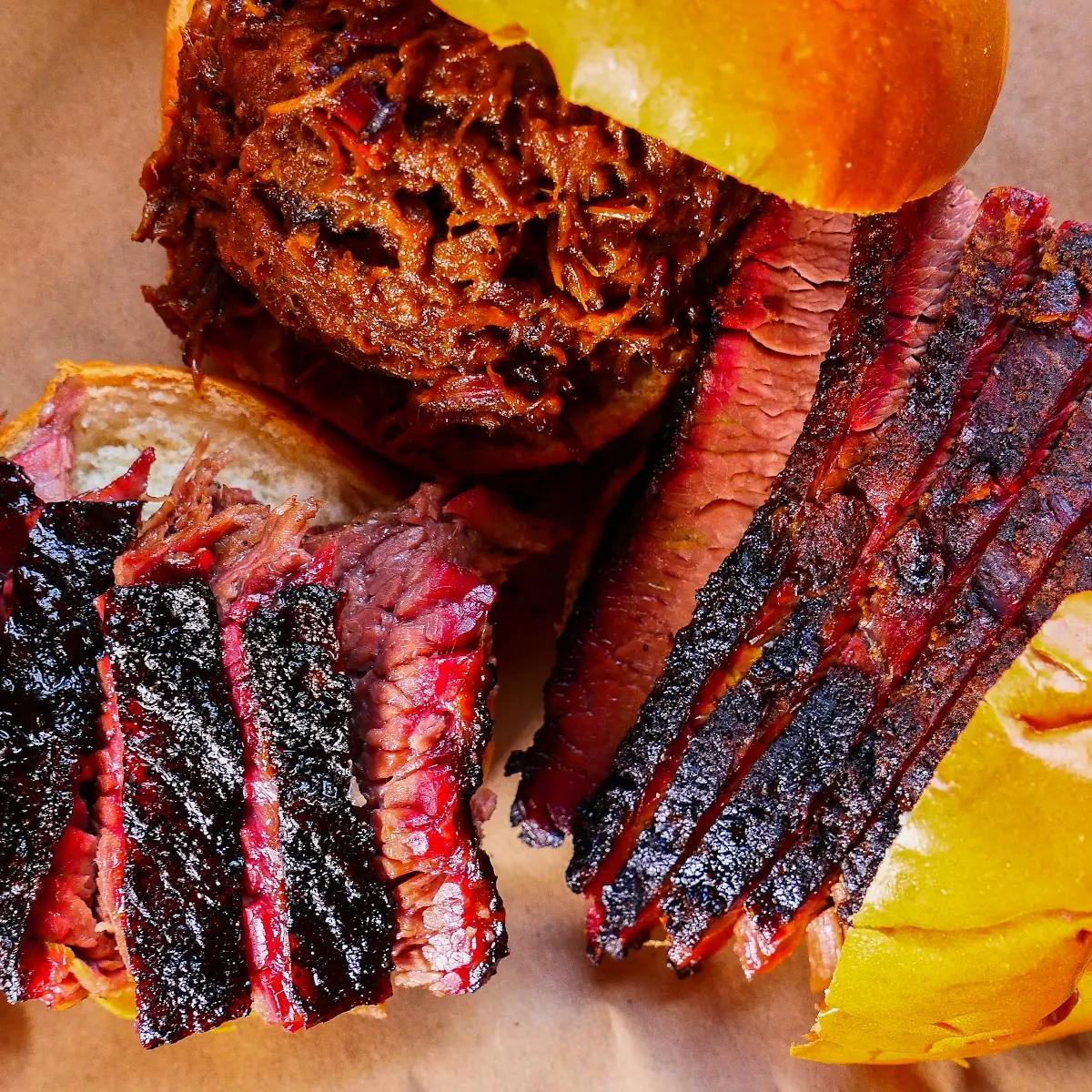 Smoked Brisket on a Bun