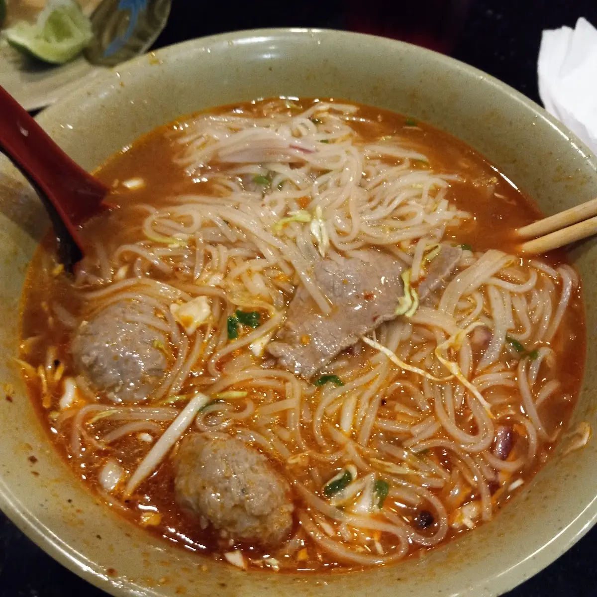 Large Beef Noodle Soup 9 25