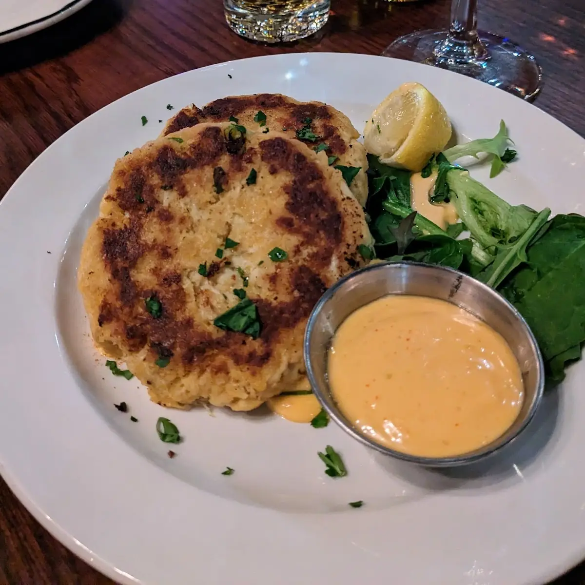 Crab Cake with Basil Aioli