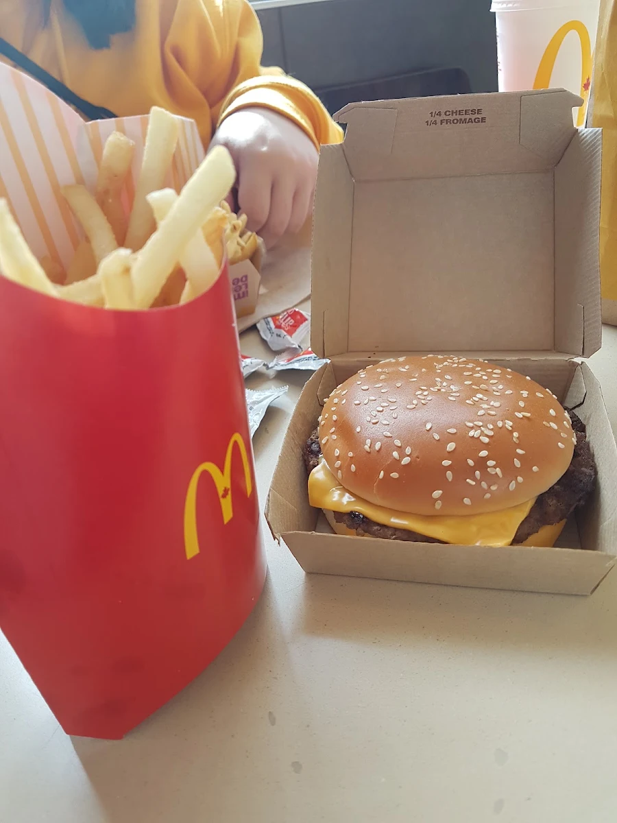 Large Fries Double Cheese Burger