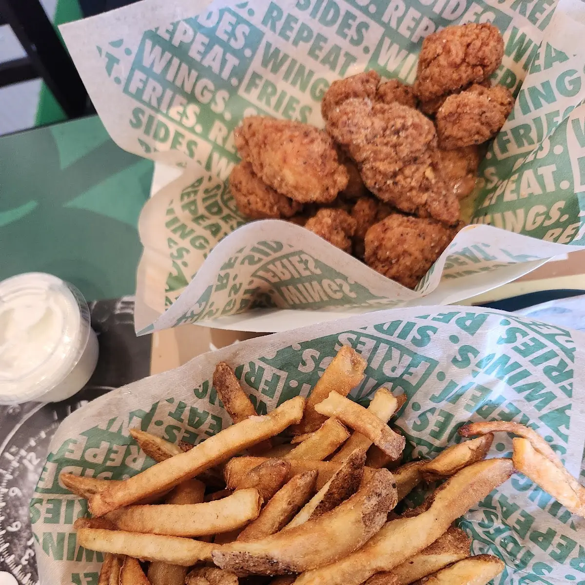 Lemon Pepper Wings Combo