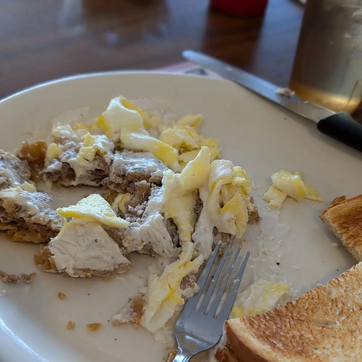 Chicken Fried Steak w Eggs