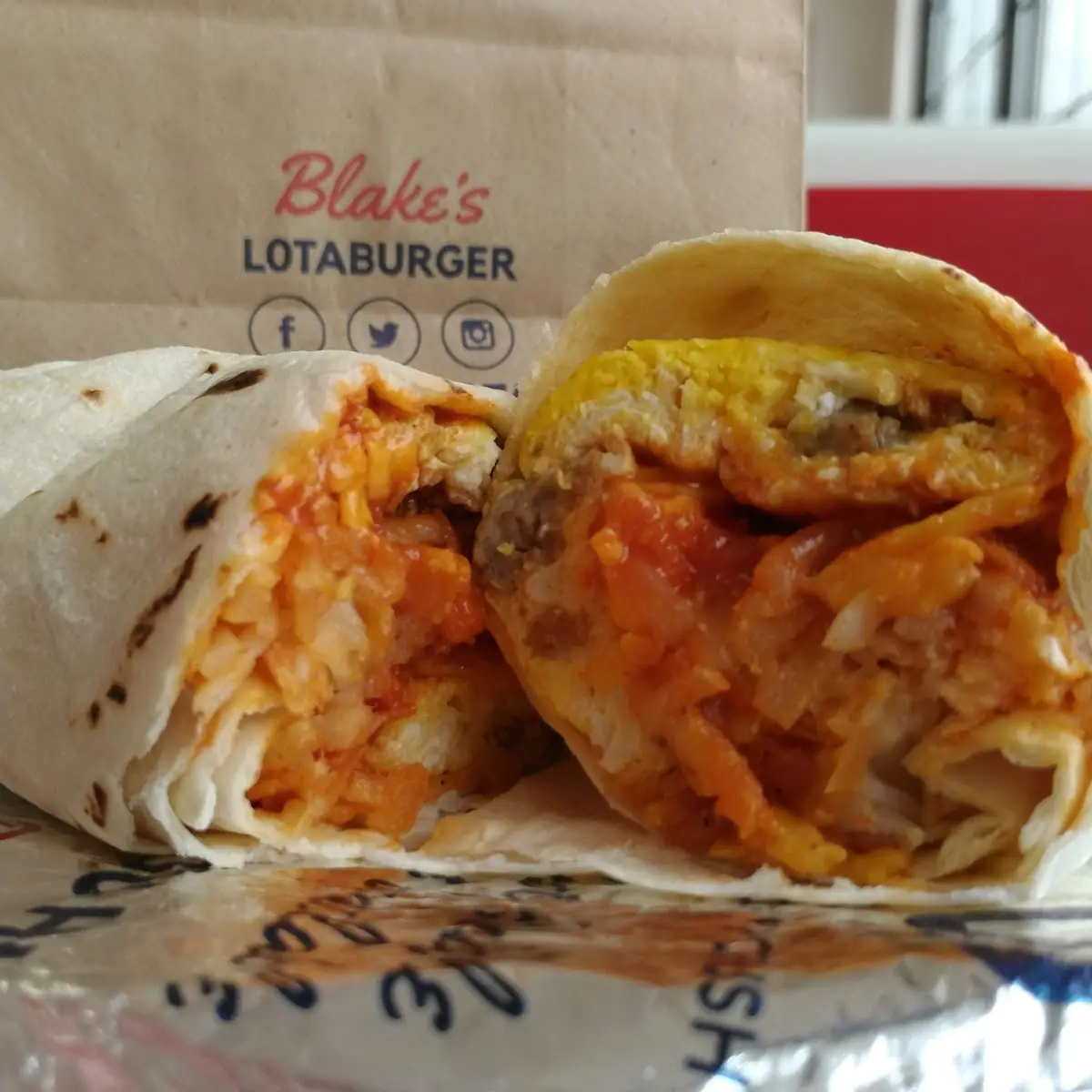 Carne Adovada Breakfast Burrito