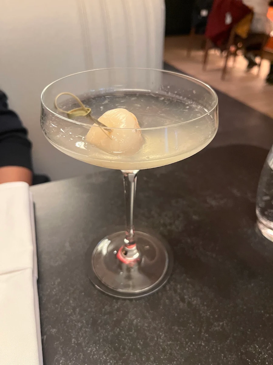 Pear Lychee Martini