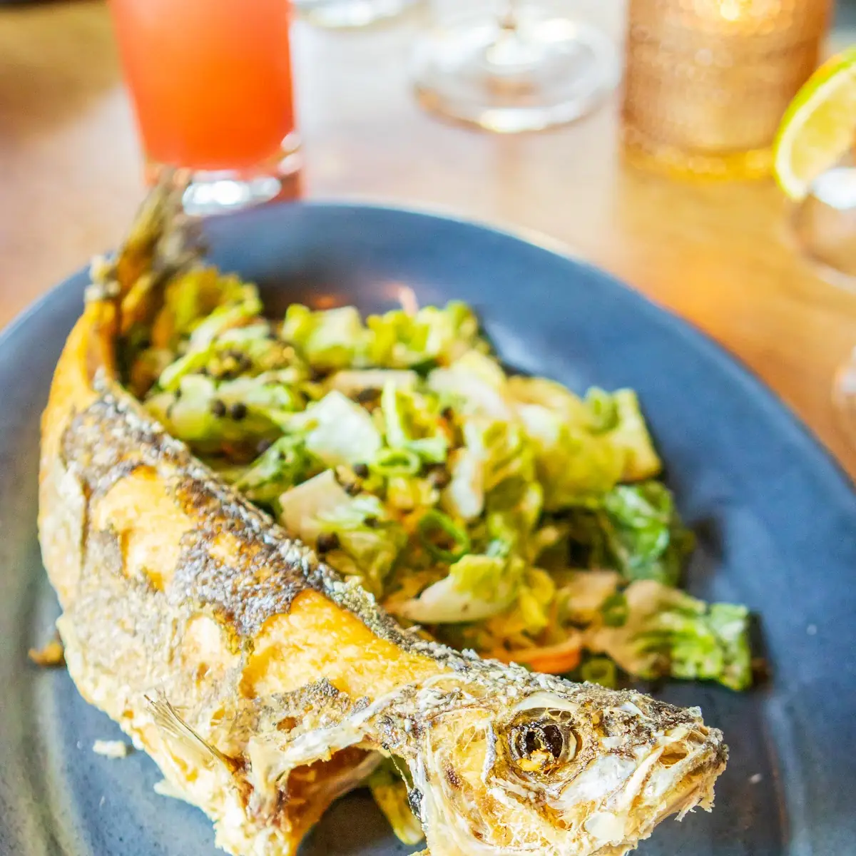 Whole Fried Salt Pepper Fish