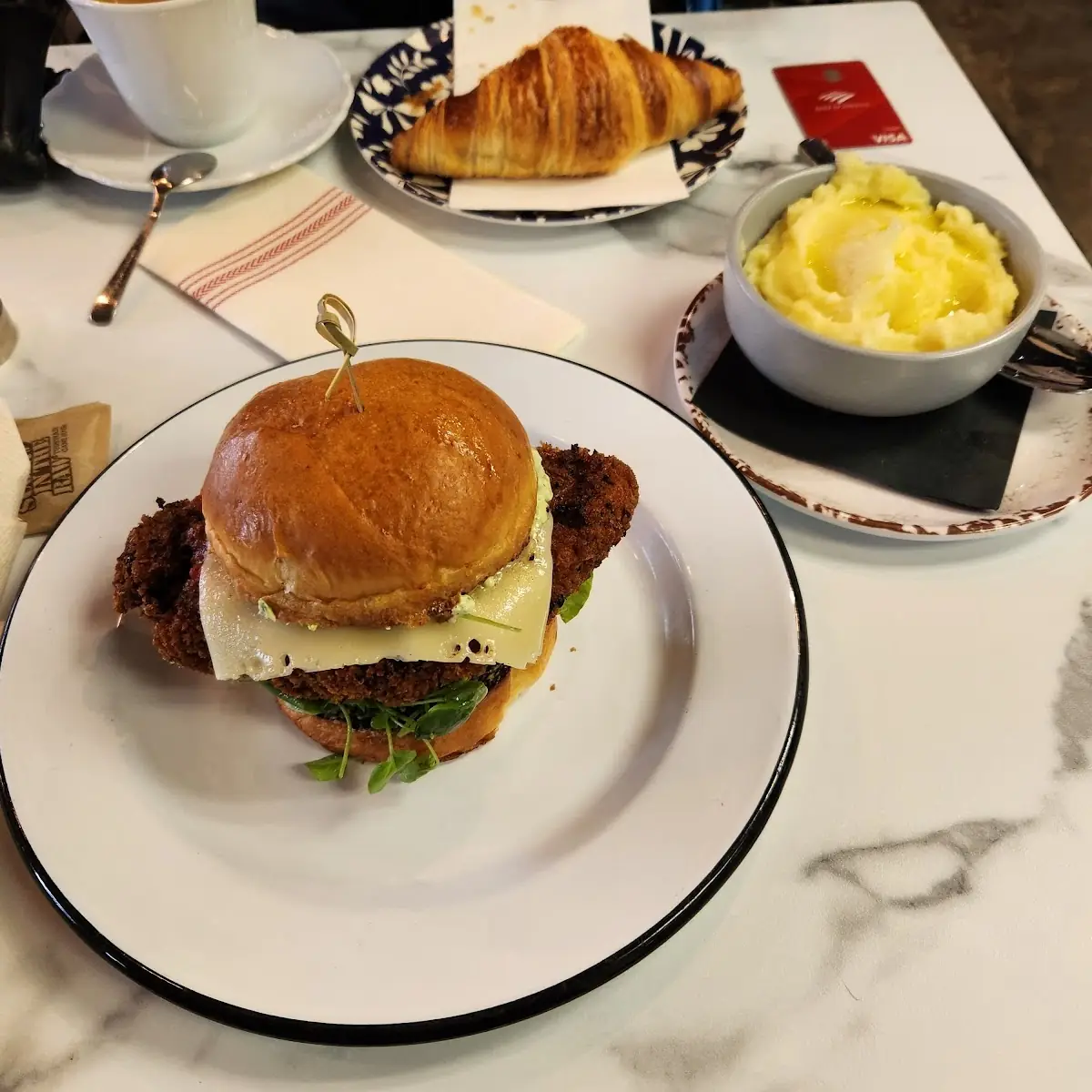 Chicken Sandwich Mashed Potatoes