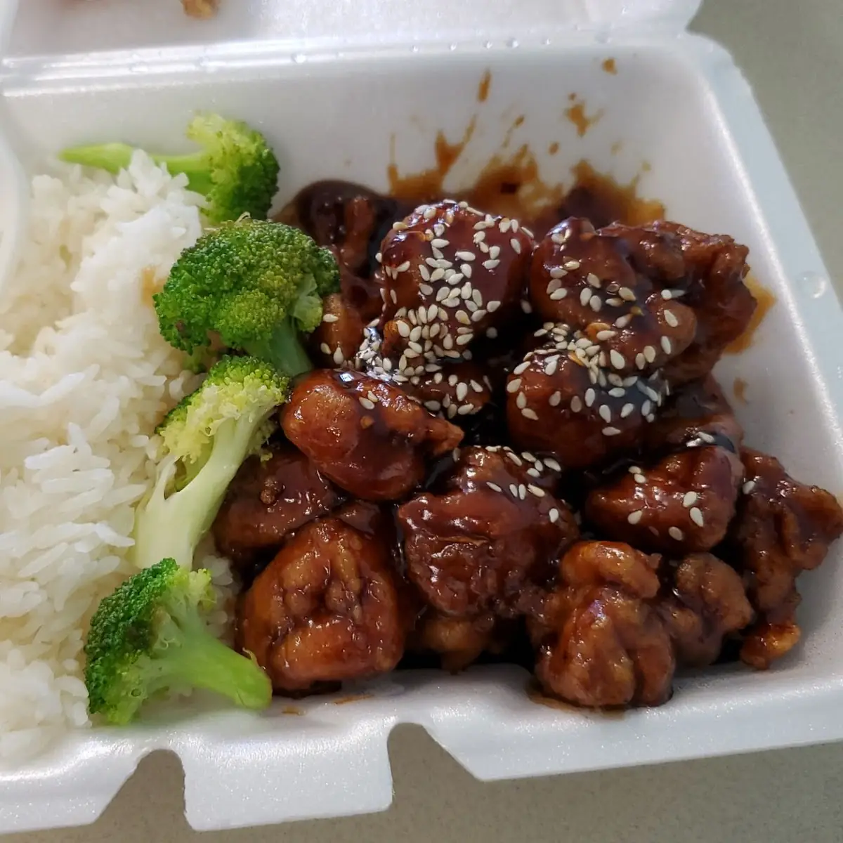 Sesame Chicken Tray