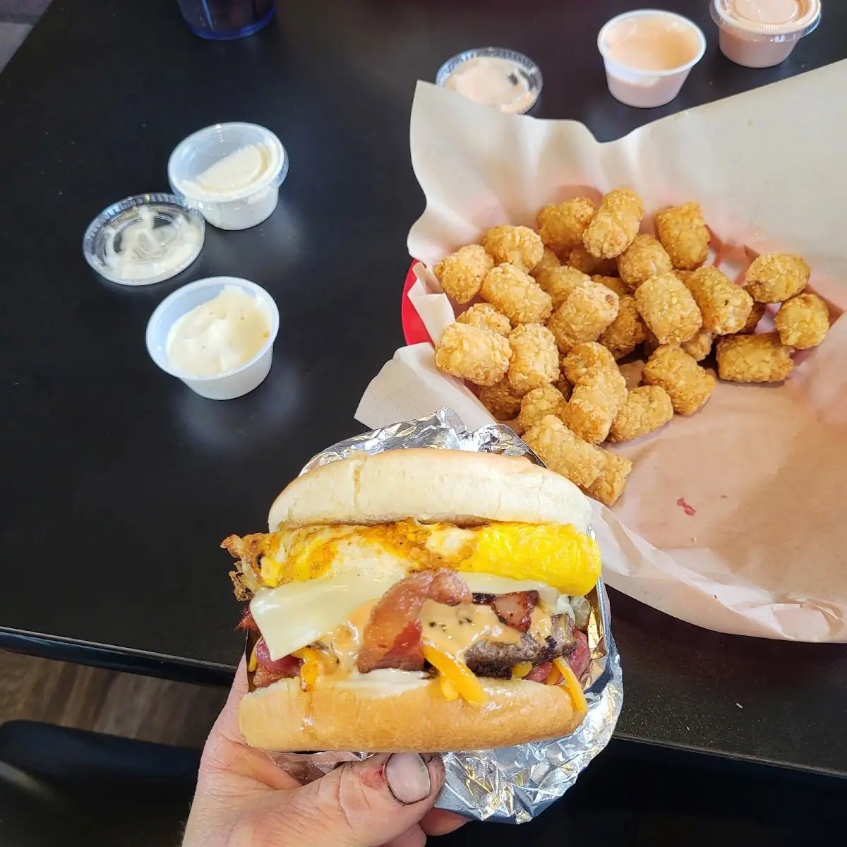 Gouda Bacon Burger