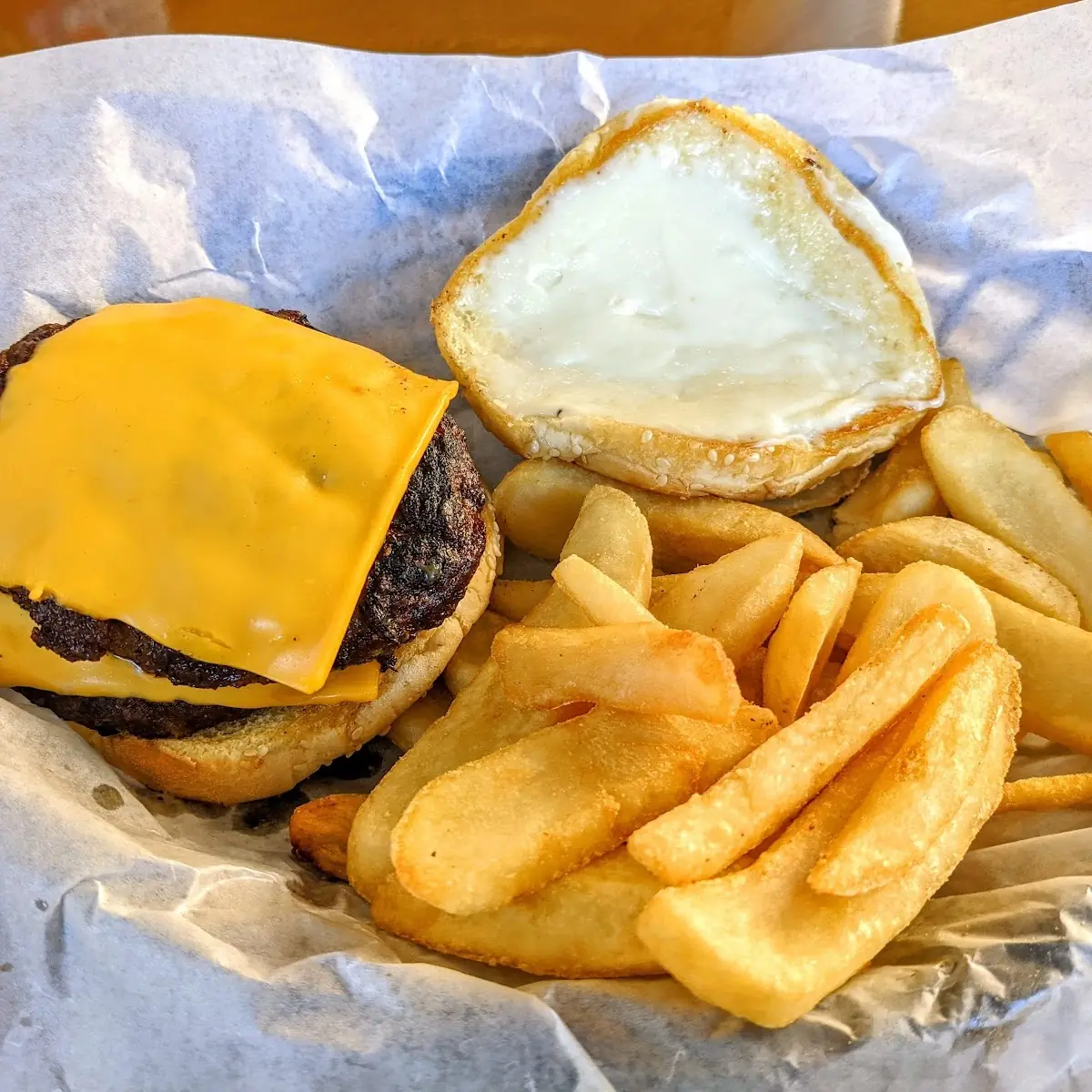 Double Cheeseburger with Fries