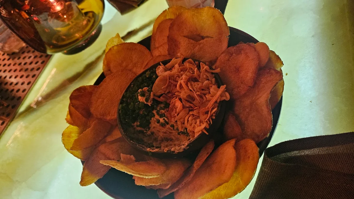 Potato Chips and Onion Dip