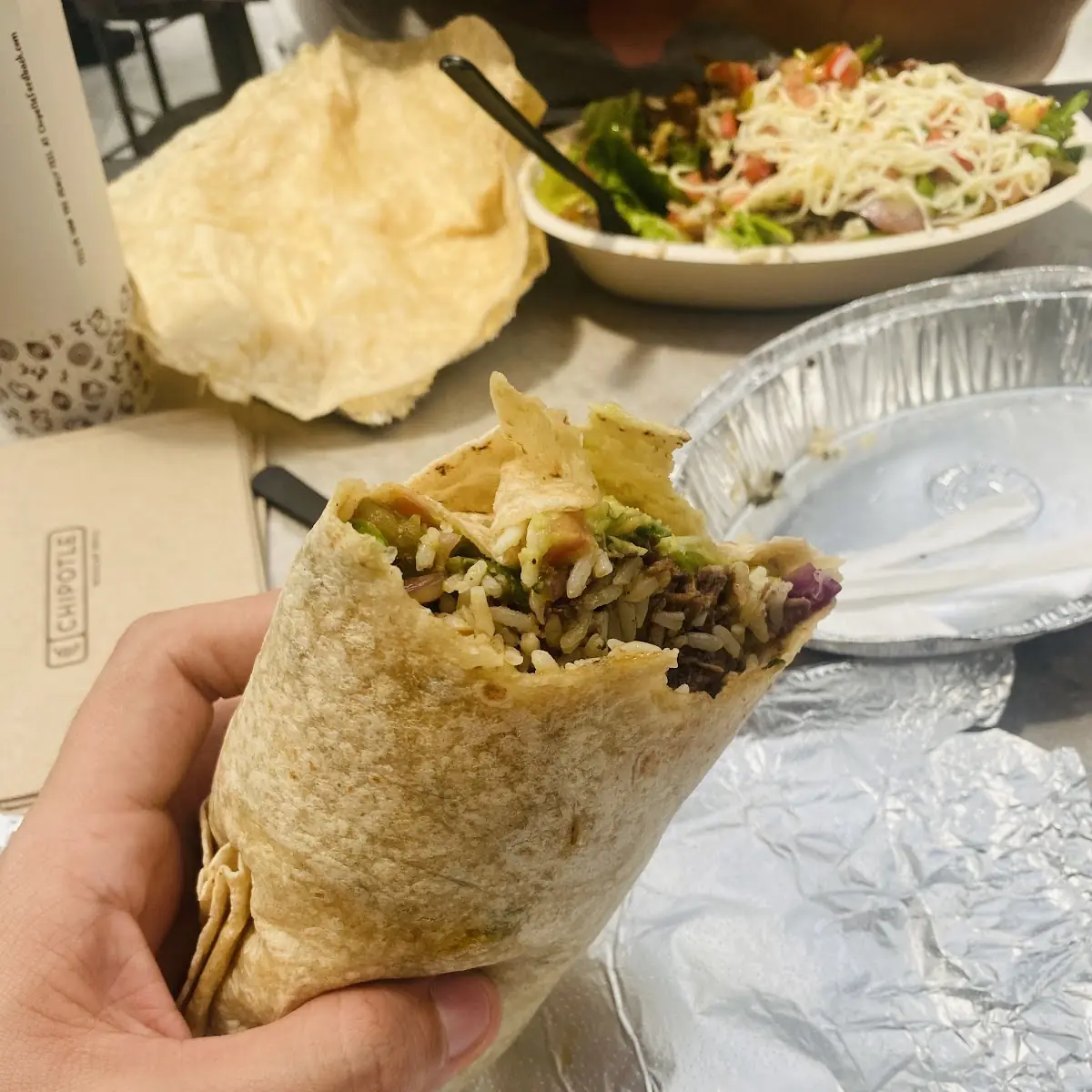 Double High Protein Burrito