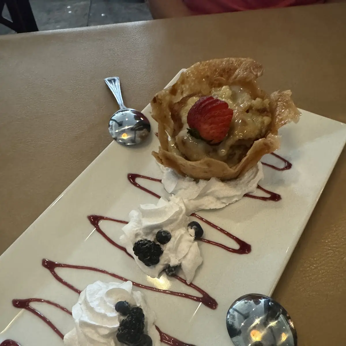 White Chocolate Bread Pudding