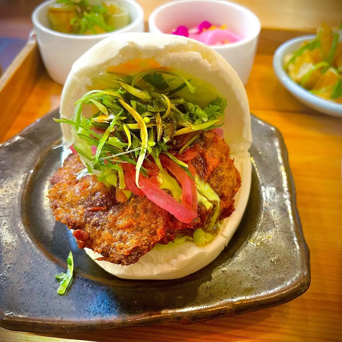 Fried Chicken Bao