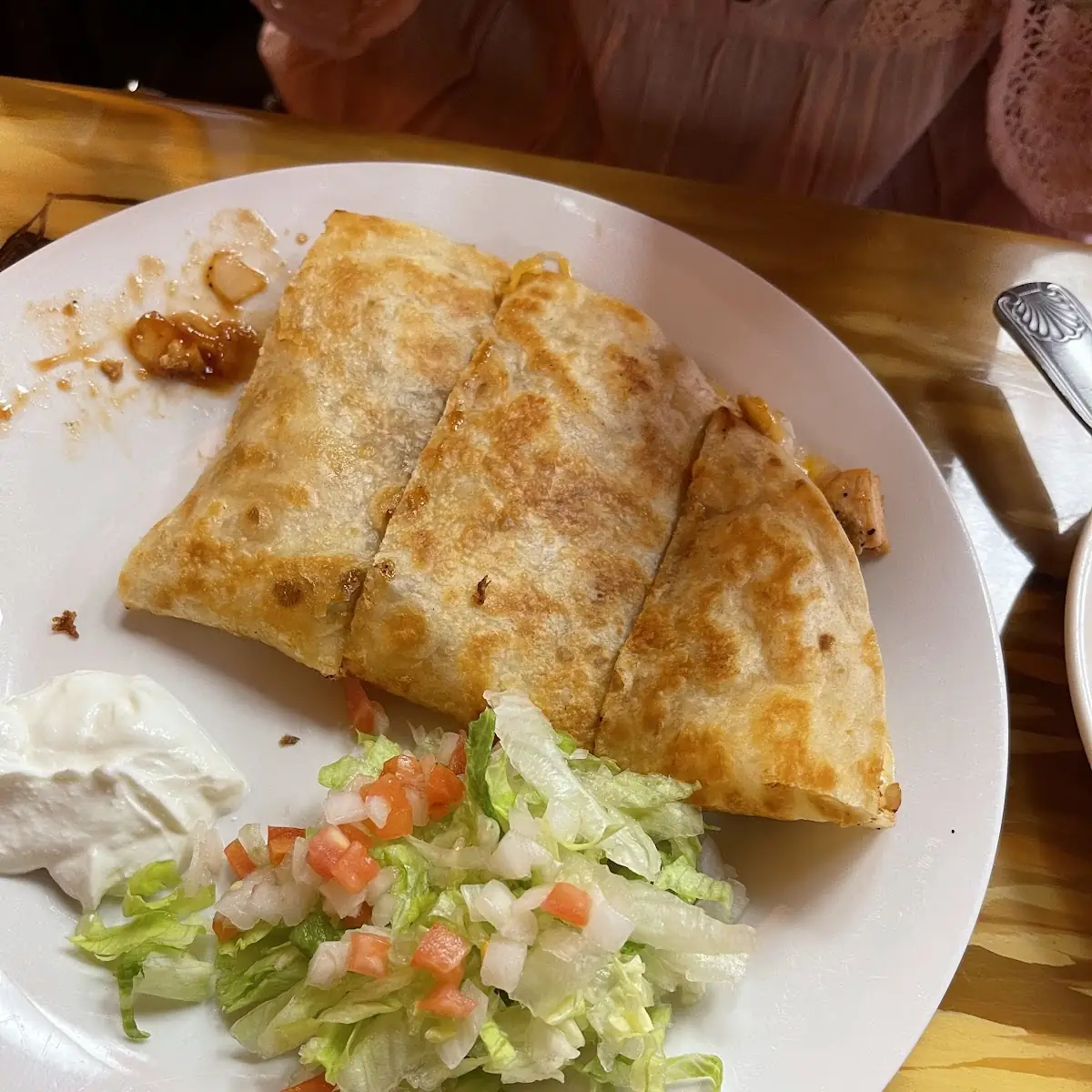 BBQ Grilled Chicken Quesadilla