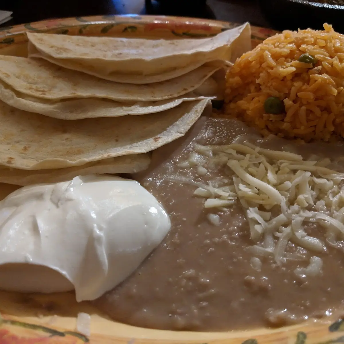 Cheese Quesadilla Dinner