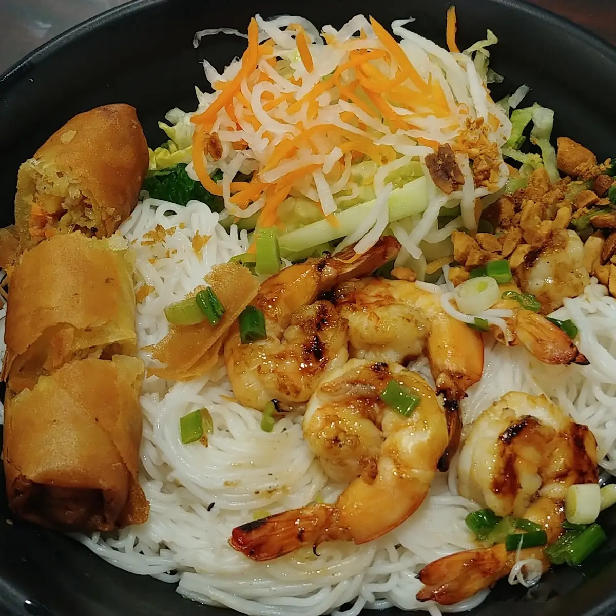 Grilled Shrimp and Egg Roll Vermicelli