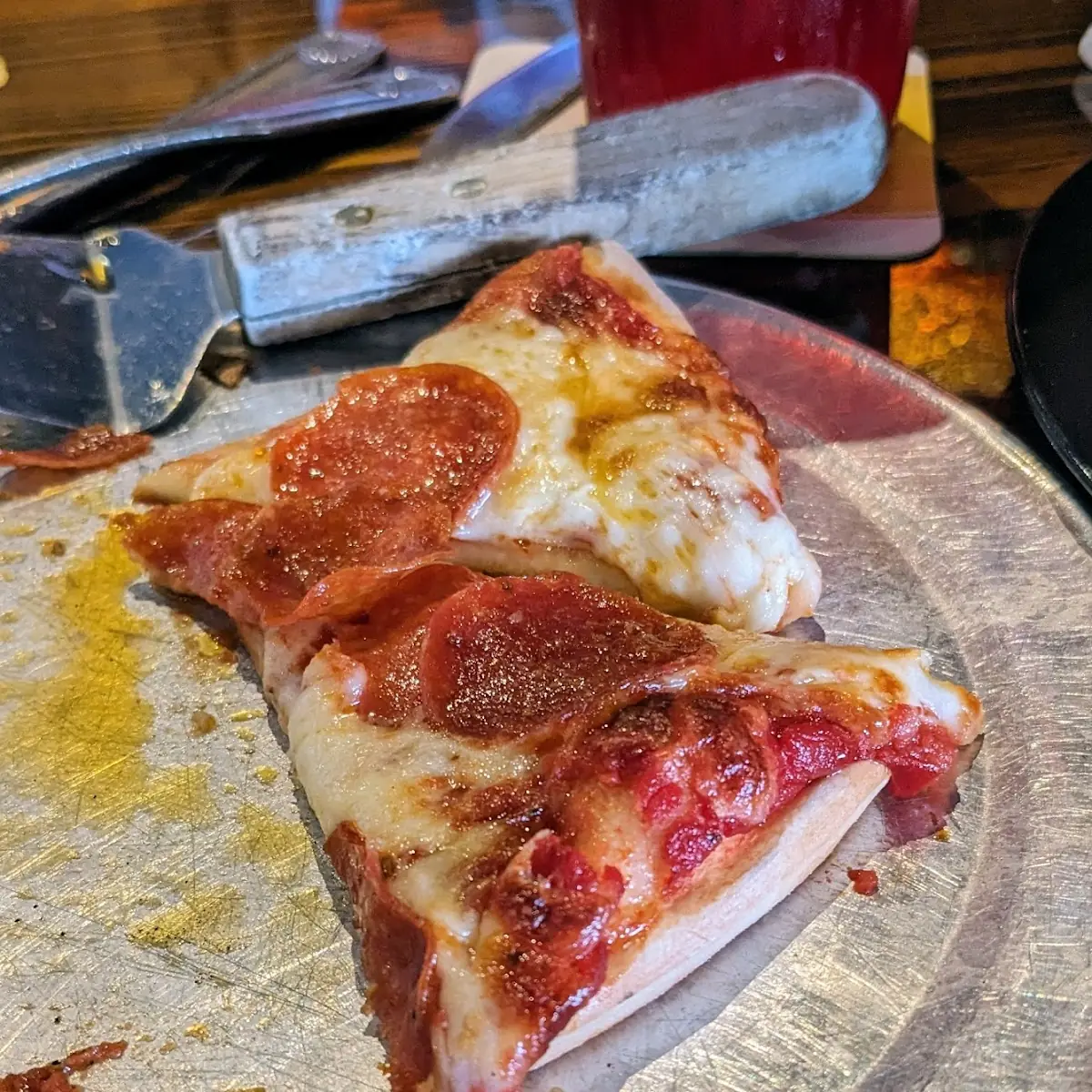 Thin Crust Pepperoni Pizza