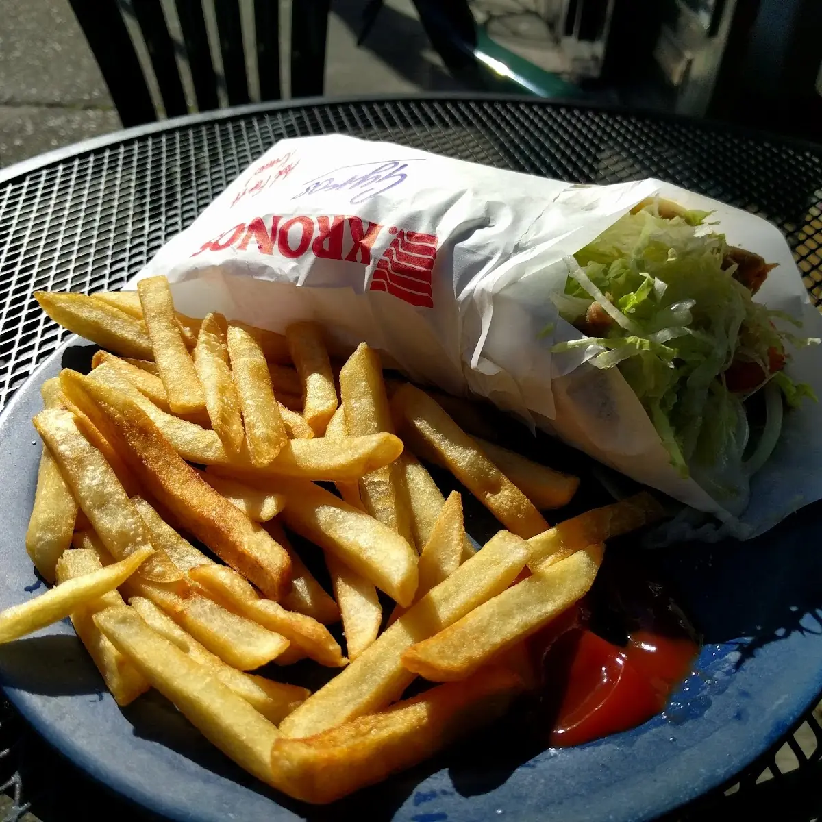 Gyro with Fries